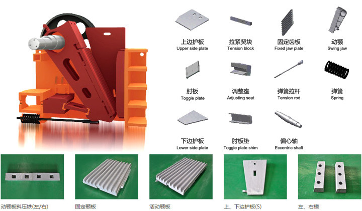 颚式破碎机配件