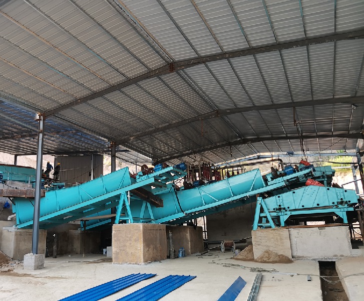 洗沙场设备安装